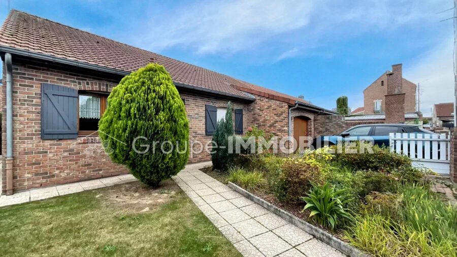 (Ref.508) À vendre – Pavillon plain-pied à Somain – 3 PIÈCES – 80 m² – SOMAIN