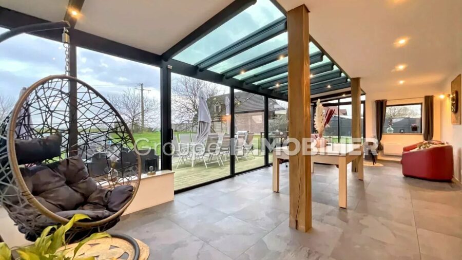(Ref.517) À VENDRE - Magnifique pavillon de 130m² sur une parcelle arborée de 2392m² à Aix-en-Pévèle – 4 PIÈCES – 130 m² – AIX-EN-PÉVÈLE