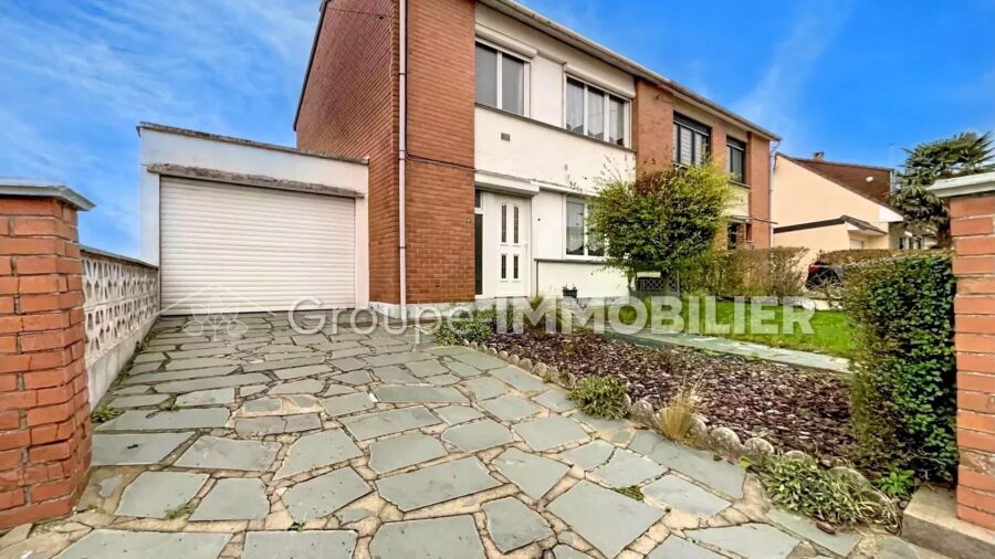 (Ref.567) Maison 3 chambres semi individuelle avec garage et jardin – 4 PIÈCES – 107 m² – FAUMONT